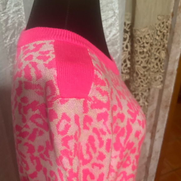 Lily Pulitzer Animal Print Sweater M - Picture 6 of 10